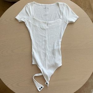 White Hollister Bodysuit
